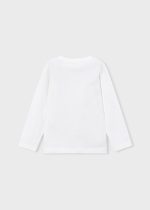 T-SHIRT ΜΑΚΡΥΜΑΝΙΚΟ ΚΕΝΤΗΤΗ ΚΡΕΜ - MAYORAL - Image 2